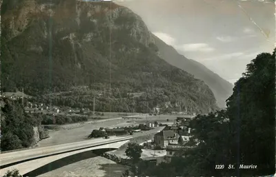 Bilhete postal moderno St Maurice
