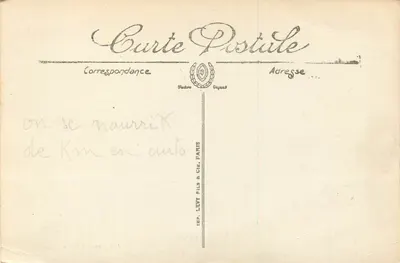 Le Tréport — A falésia e o funicular — Edit. Castelot — Verso