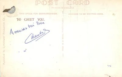 As Salas do Parlamento — Londres — Lansdowne Production Co., n° LP.412 — Verso