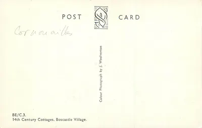 Cottage wioski Boscastle — XIV wiek — J. Woolverton — Rewers