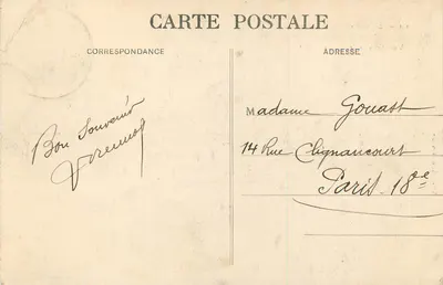 Katedra w REIMS — Absydę i Chořo — Ogólny widok z północy — Wydawnictwo Reims-Touriste — Rewers