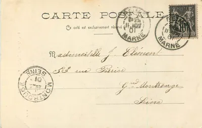 Reims — Katedra, Wielka Nef — P.D.R. — Rewers