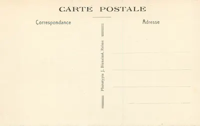 Reims — Basilique Saint-Remi — Vue générale Sud — Verso