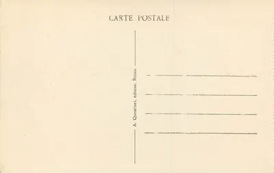 Reims (Marne) — Hôtel de Ville — Kąt Rue de Mars — n°131 — Rewers