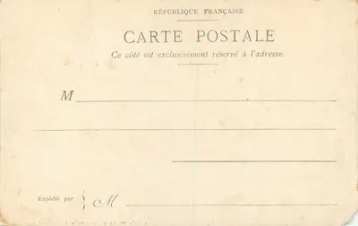 Paris — A Madeleine e o boulevard de la Madeleine — Georges Stein, Paris — Verso