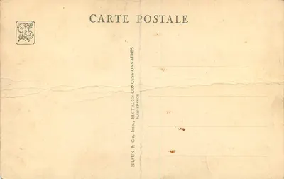 Museum van de Koloniën — Internationale Koloniale Tentoonstelling — Parijs 1931 — Achterkant