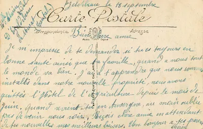 Le Lioran — Brzegi Allagnon obok tunelu — LL. — Rewers