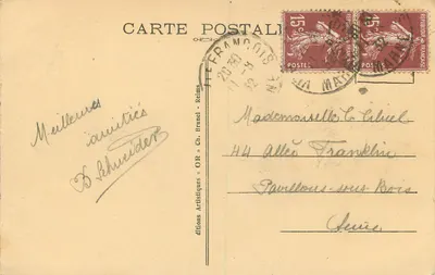 BAR-le-DUC Pittoresque — A Caixa de Economia — Verso