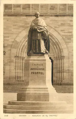Obernai — Monumento de Mgr Freppel — Editor BRAUN & Cie