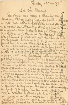 Chambéry — La Fontaine des Éléphants — La Société Générale — n° 107 — Verso