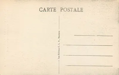 Skok Doubs — granica Francji i Szwajcarii, wysokość 27 metrów — Wydawnictwo C. L. B., Besançon, nr 835 — Rewers