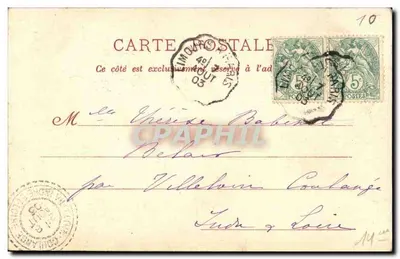 Parijs — Sint-Pieter van Montrouge — Onbekende uitgever, serie-nummer 89 — Achterkant