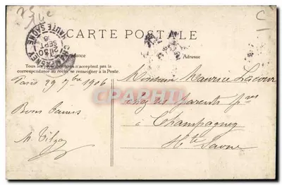 Paris — Église de Montrouge — E.L.D. — Verso