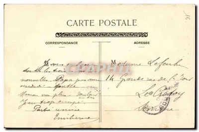 Paris - Igreja de São Pedro de Montrouge — editor anônimo, n° 412 — Verso
