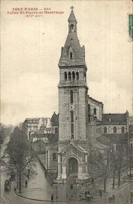 Igreja de São Pedro de Montrouge — XIVº arrondissement — Todo Paris — 564 — Editor Publicidade Francesa