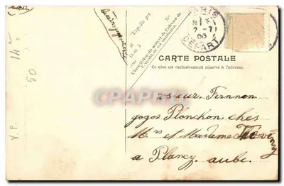Paris — Igreja de São Pedro de Montrouge — V.P. Paris, No. 13 — Verso