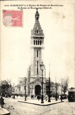 Paris (XIV) - A Igreja de São Pedro de Montrouge — F.F. Paris 8