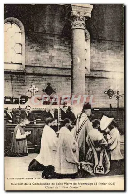 Consagração de São Pedro de Montrouge — 8 de fevereiro de 1923 — Cliché Reporter Simons (Alfort)