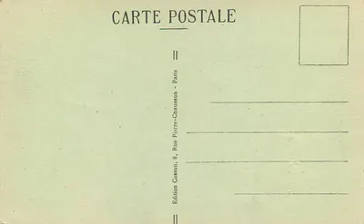 Vincennes — Het Monument voor de Doodsten — C.M. n°466 — Achterkant