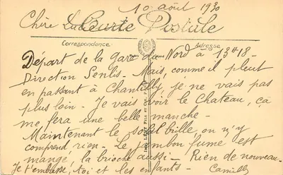 Woud van Chantilly — Avenue des Aigles — Speciale editie Quiqueret — Achterkant