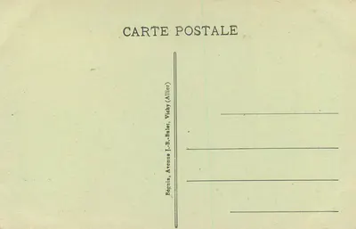 A Cruz dos Apóstolos — Royat — Idéalo, n° 4217 — Verso