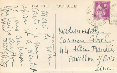 Presqu'île van Quiberon — Roche van Port-Blanc — n°1197 — Achterkant