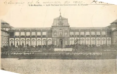 St-Maurice — Asilo Nacional dos Convalescentes. A Fachada