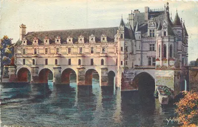 Castelo de Chenonceaux — Fachada Nordeste — Edições La Douce France