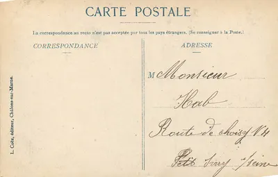 Châlons-sur-Marne. A Catedral — L. Coëx, editor — Verso