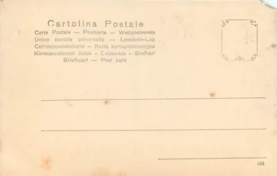 Verona — Adige przed budową murów — Karta pocztowa n° 904 — Rewers