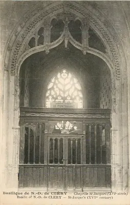 Basílica de N.-D. de CLÉRY — Capela St-Jacques (século XVI) — H. Lemaire, fot. édit., Orléans