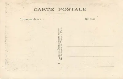 Abadia de St-DENIS — O Coro — E. M. n° 3581 — Verso