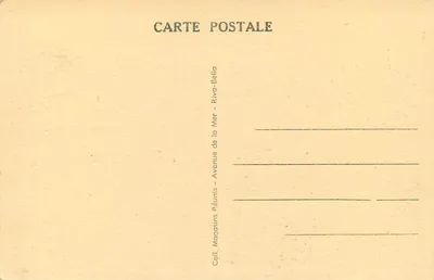 Riva-Bella-Ouistreham (Calvados) — A Praia e as Cabines — Verso