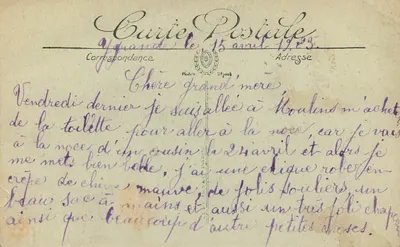 Moulins — Chapelle du Lycée Banville — Tombeau du Duc de Montmorency — LL. — N°50 — Verso