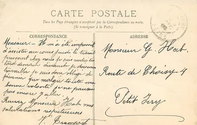 PARIS. — O Bois de Boulogne. — LL. — N° 265 — Verso