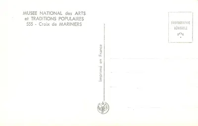 Krzyż marynarzy — Muzeum Narodowe Sztuki i Tradycji Ludowych — seria 555 — Rewers