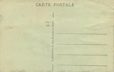 Paryż - Arc de Triomphe — widok Arc de Triomphe w Paryżu — wydawca A. Leconte, nr 2 — Rewers