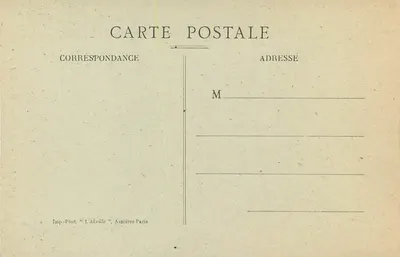 Paryż — Katedra Najświętszej Maryi Panny z Lorety — L'Abéille, n°108 — Rewers