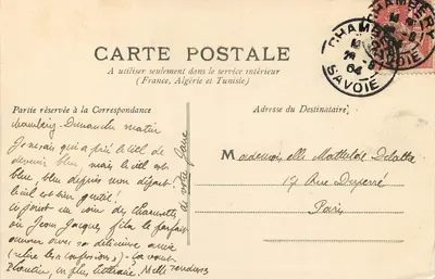 Les Charmettes - Quarto de J.-J. Rousseau — Editora CER, n° 585 — Verso