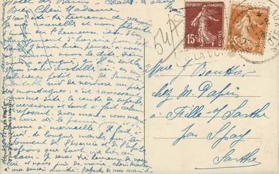 Challes-les-Eaux — O Col e a Dent de Granier (1938 m.) — Verso