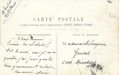 Ponte Alexandre III — Paris — H.L. n° 89 — Verso