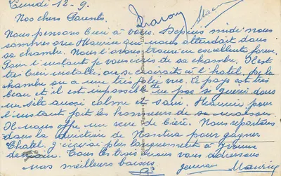 Hauteville-Lompnès (Ain) — Estrada do Col da Pierre Taillée — C.A.-179 — Verso