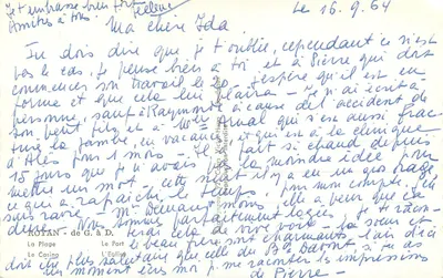 Royan — Lembrete de Royan — Editor G. D. (verso) — Verso
