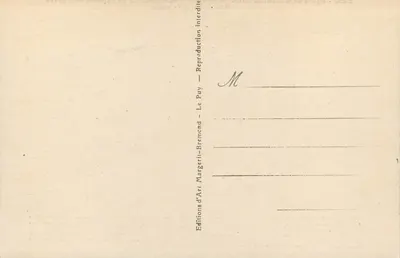 Igreja da GIMISE DÉLO (Art. hist. | Século XV) — Espécime das 14 Tapeçarias de Irrus — Éditions d'Art Margeril-Bremond — Verso