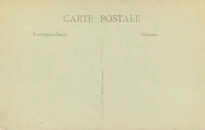 Templo de Augusto e Lívia — Viena (Isère) — editor MR. CATALA, Paris — Verso