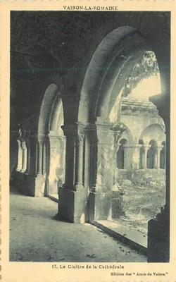 Vaison-la-Romaine — O Claustro da Catedral — Edição dos «Amis de Vaison», n°17