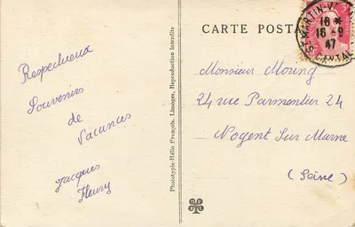 Fontanna PADIRAC (Lot) — Jezioro Grands Gours — n°15 — Rewers