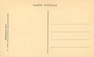 Droga Bérarde — Plan Jeziora i Fétoules (3465 m.) — Wydawnictwo Martinotto Frères — Rewers