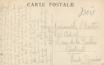 Dauphiné — Klasztor Grande-Chartreuse — Widok na komnaty — CI. A.V. — Rewers
