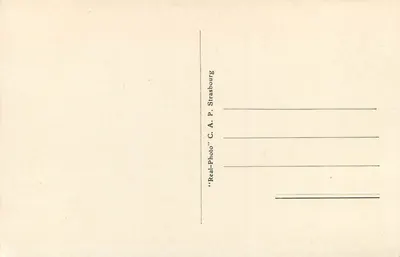 Strasburg — Mosty zamknięte — wydawca C. A. P. Strasbourg — Rewers